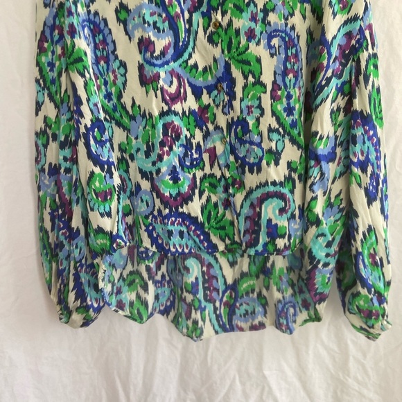 Zara Paisley Tops Boho Size XL - Picture 8 of 13